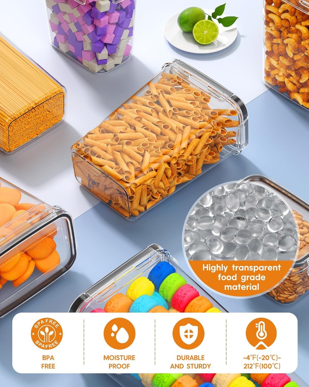 กล่องเก็บอาหารสุญญากาศ 24 ชิ้น - Food Storage Lid บทวิจารณ์และราคา
