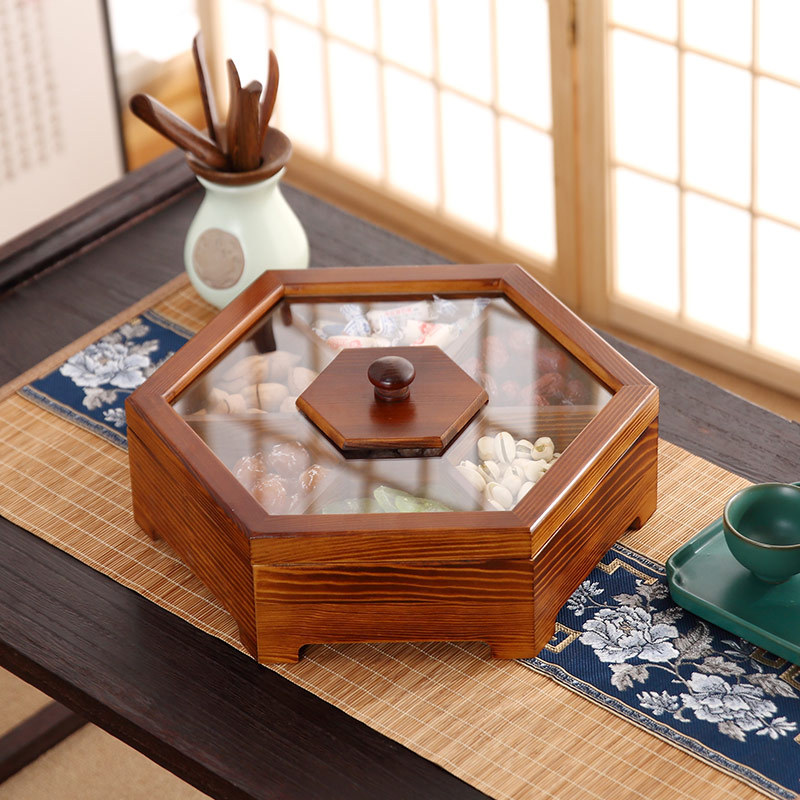 ใหม่ไม้ Candy บิสกิตกล่องเก็บฝ - Food Storage Jars With Wooden Lids บทวิจารณ์และราคา