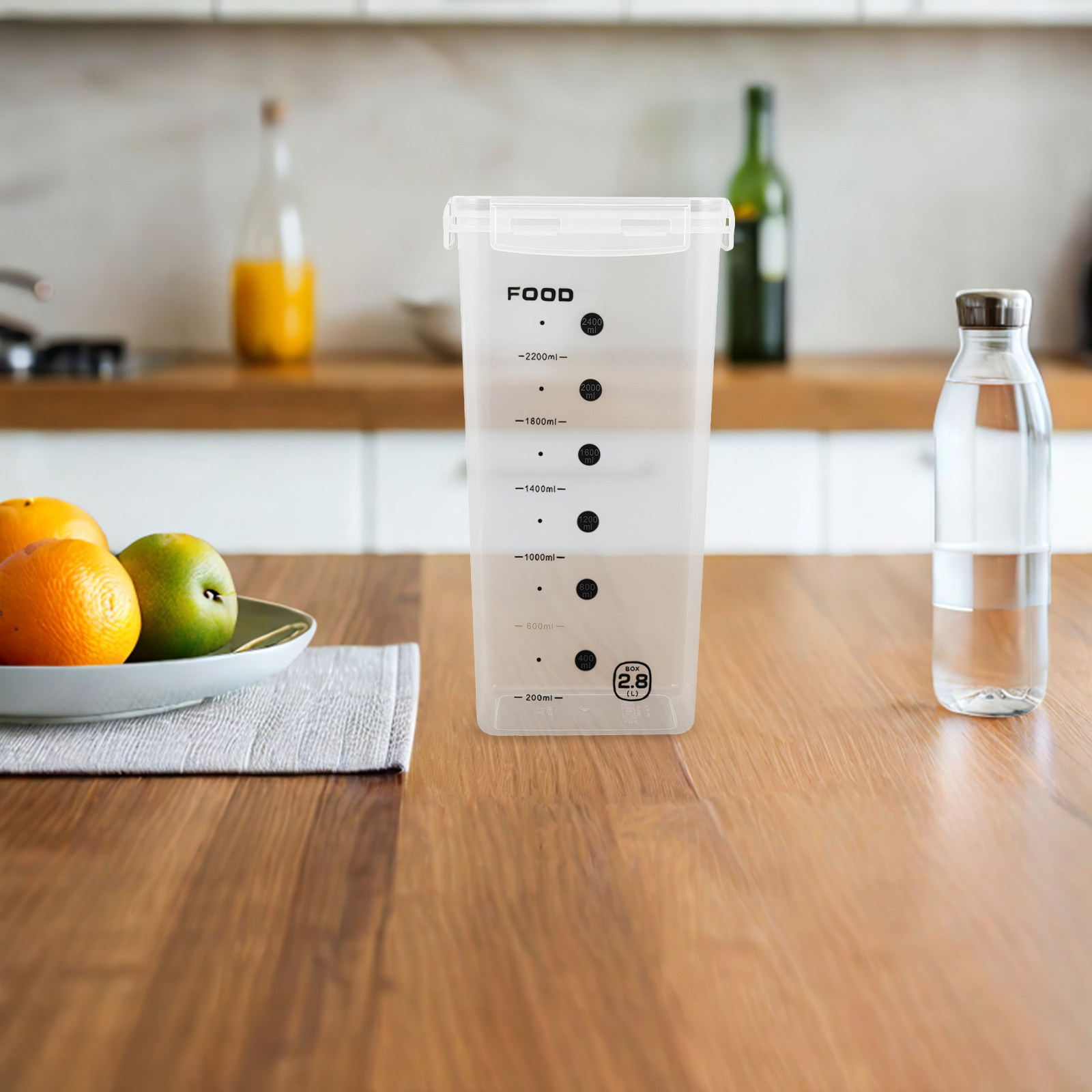 ภาชนะเก็บอาหารแห้งแบบโปร่งใส 2 - Food Storage Jars Airtight บทวิจารณ์และราคา